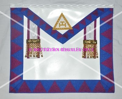 Royal Arch Officers Apron - Standard - Scottish - Click Image to Close
